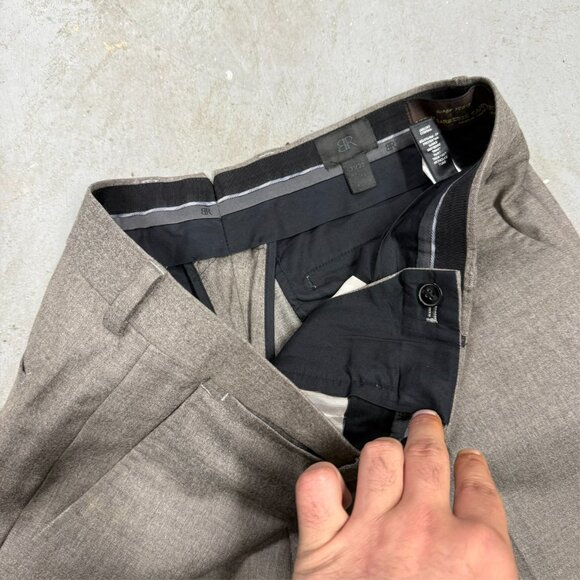 Banana Republic Suit Vitale Barberis Canonico 120s Flannel Wool 2pc 38R 32x31 - Picture 16 of 16